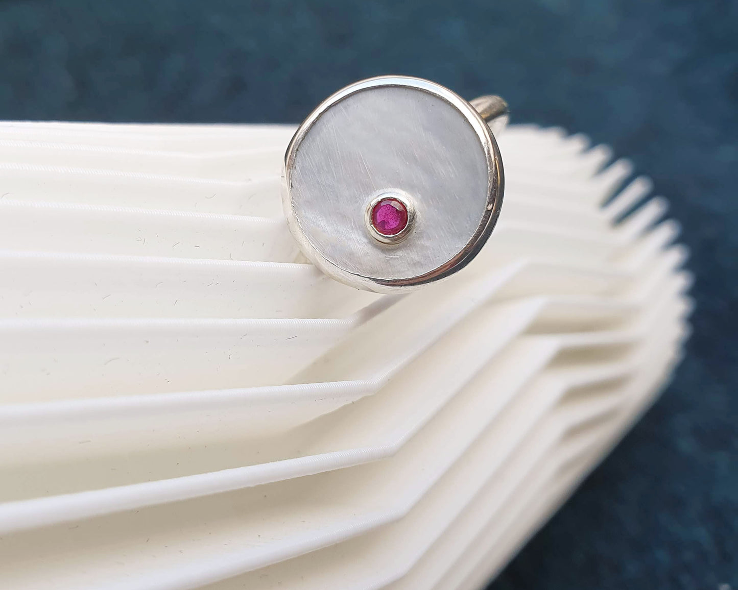 Mimi Ring : Silver : Ruby