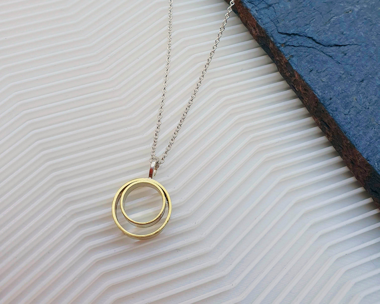 Radial Earrings and Necklace Set