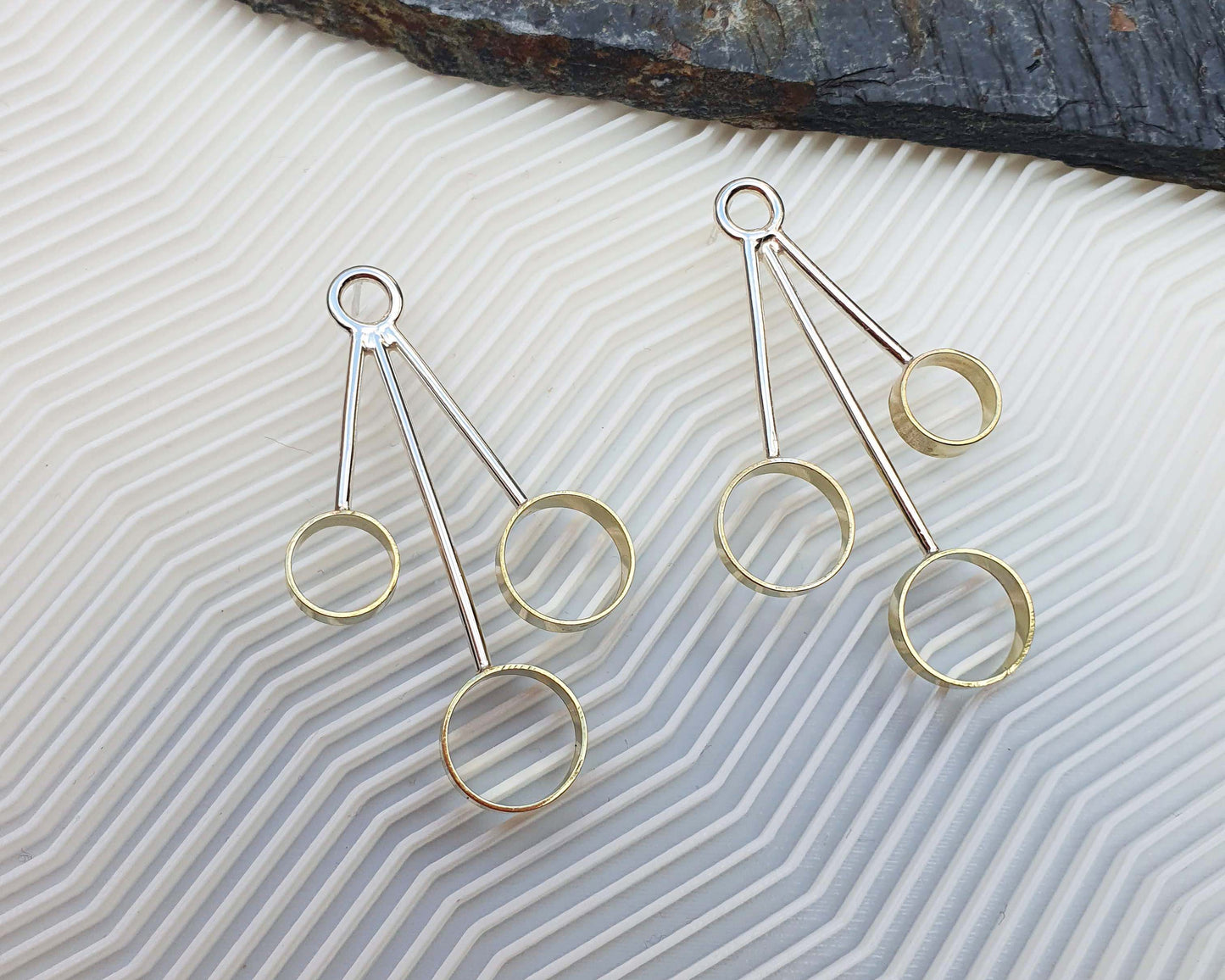 Earrings: Radial 1