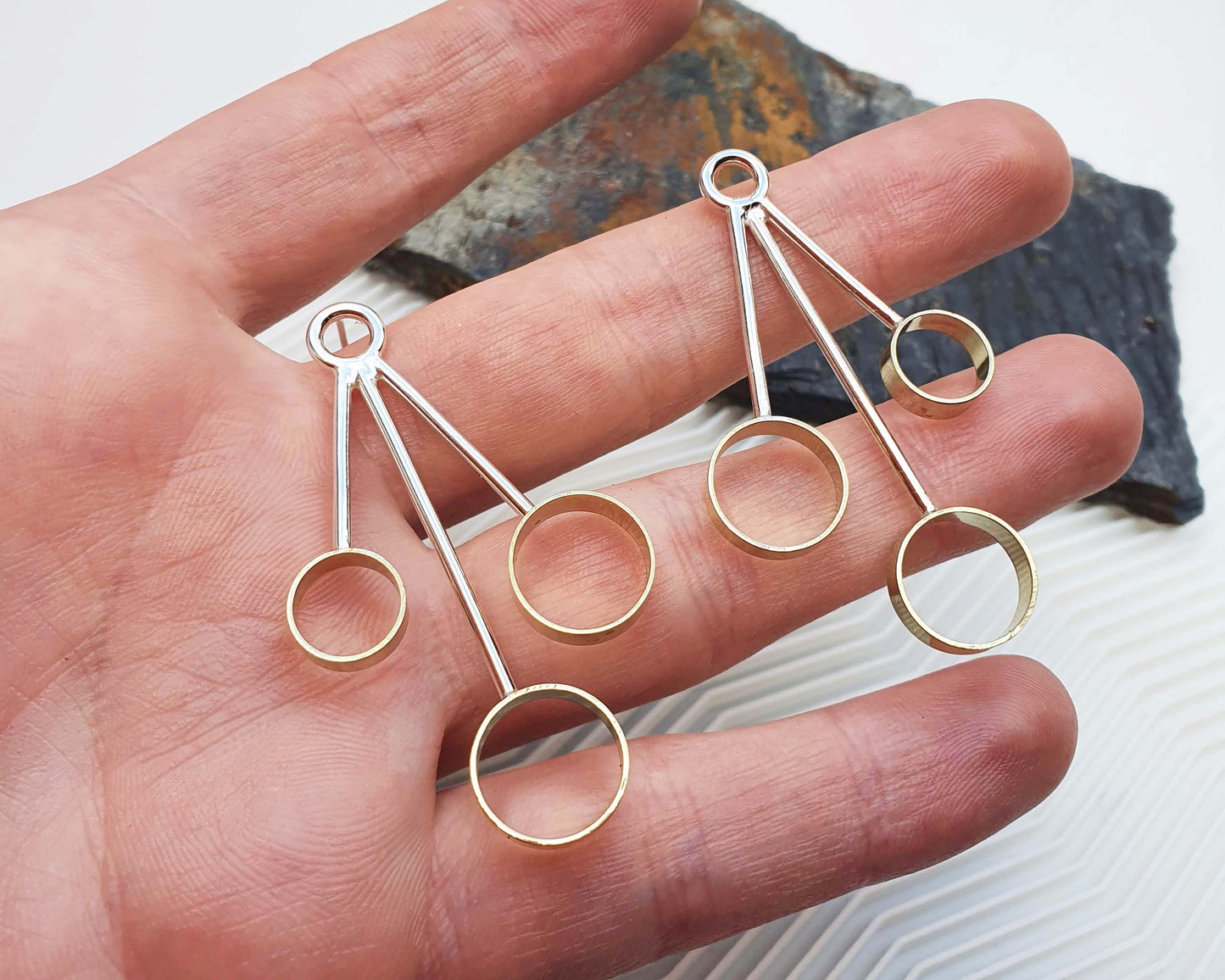 Earrings: Radial 1