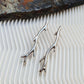 Earrings : Silver Twigs